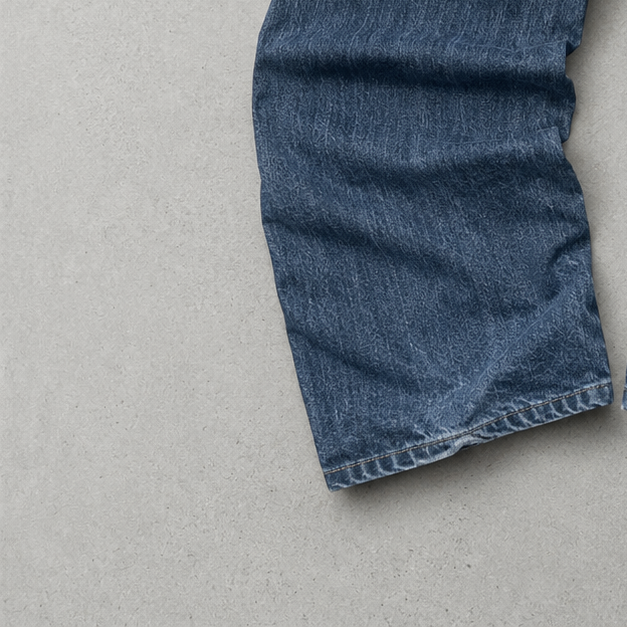 Y2K 2000s 2000 Vintage True Religion Straight Fit Jeans Marineblau Rare (S)