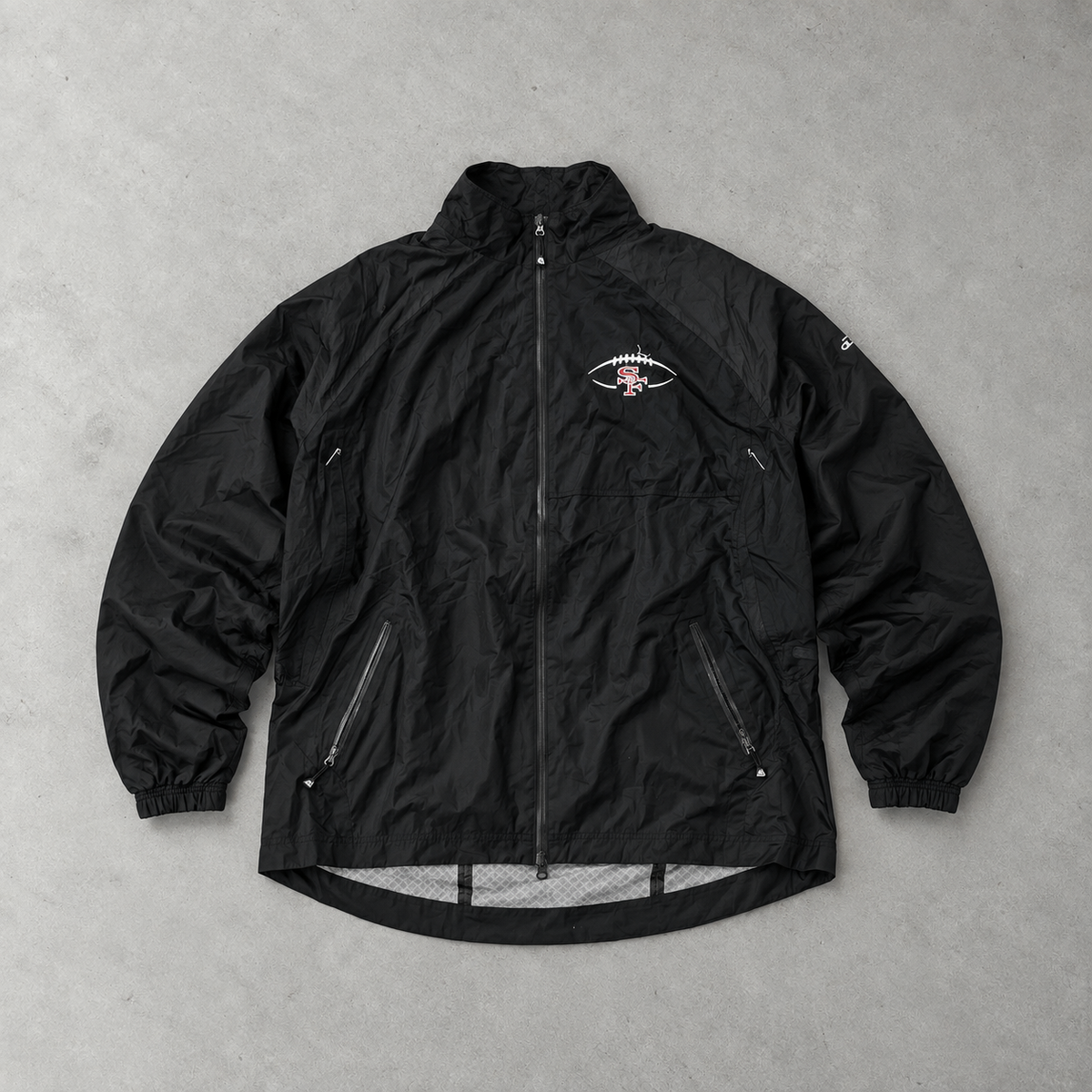 NFL Adidas Windbreaker Black Limited (XL) Stitched Logo