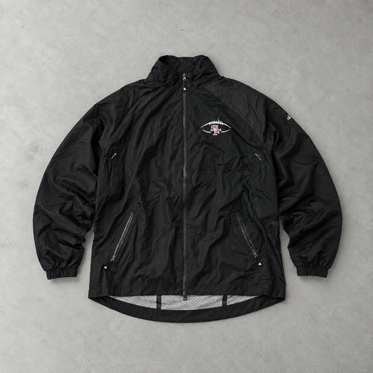 NFL Adidas Windbreaker Schwarz Limited (XL) gesticktes Logo