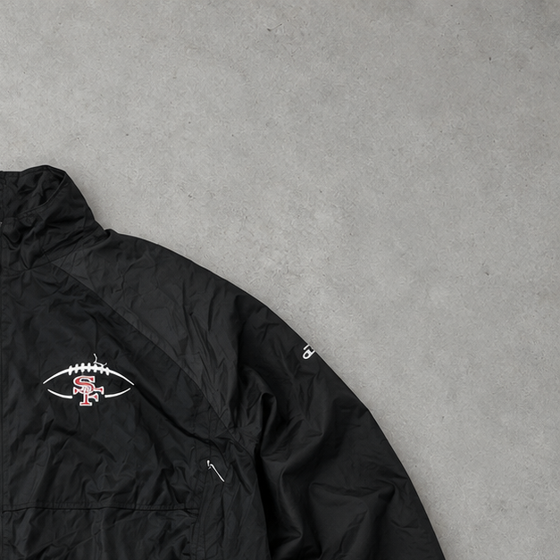 NFL Adidas Windbreaker Black Limited (XL) Stitched Logo