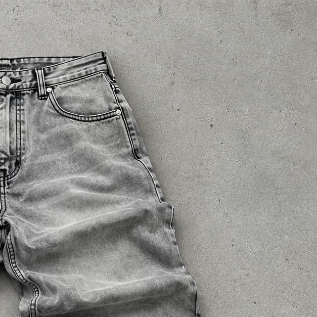 Y2K True Religion Straight Jeans Grey Rare (W30 | DE 46)