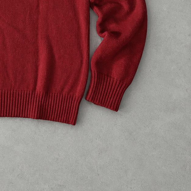 Ralph Lauren Sweater Burgunderrot Limited (S) Stitched Logo