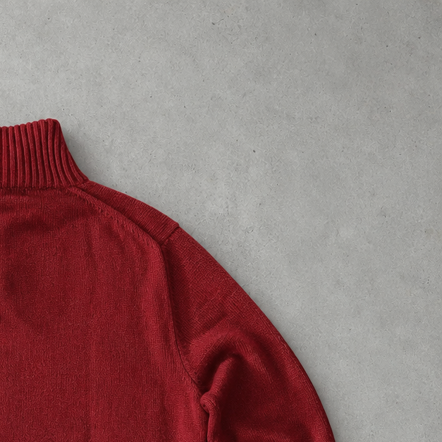 Ralph Lauren Sweater Burgunderrot Limited (S) Stitched Logo