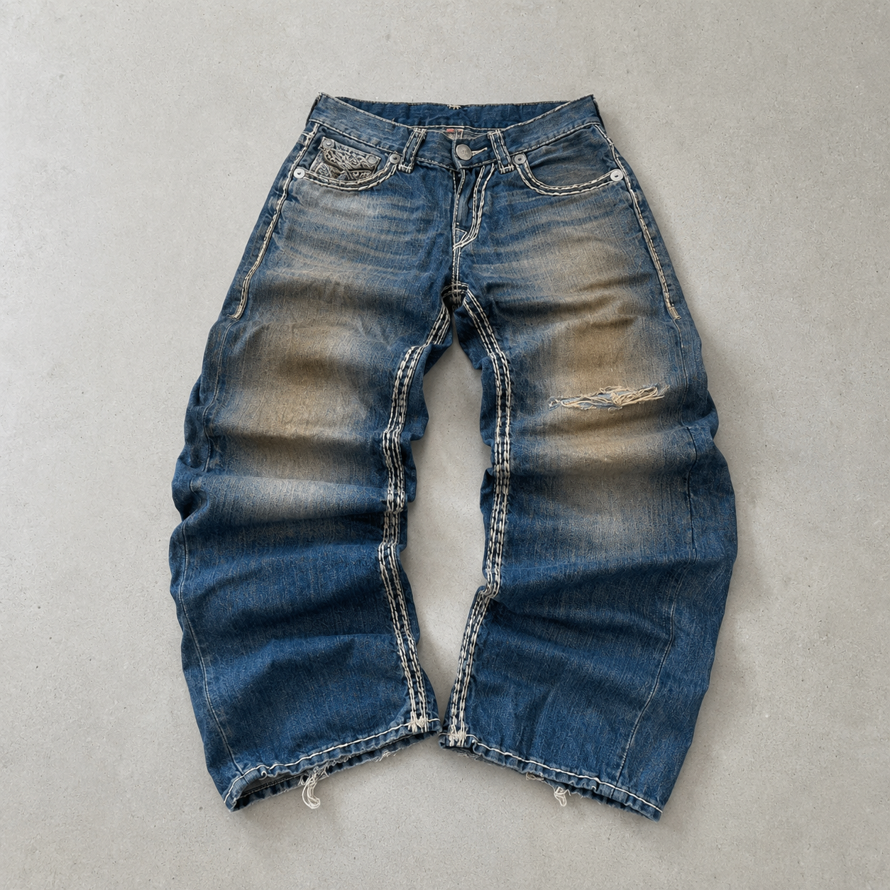 Y2K True Religion Jeans Blau Limited (S)