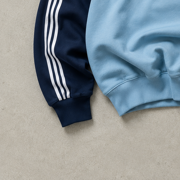FC Barcelona 2022 Adidas Sweater Türkis, Marineblau Rare (M) Stitched Logo