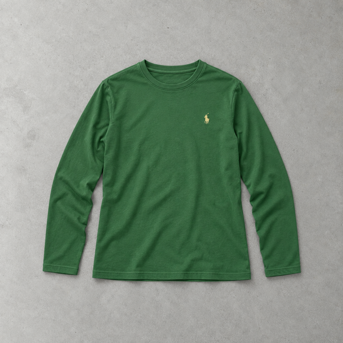Ralph Lauren T-Shirt Grün Rare (S) Stitched Logo