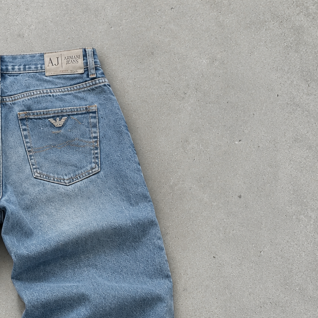 Y2K Armani Jeans Jeans Navy Limited (W38 / DE 54)