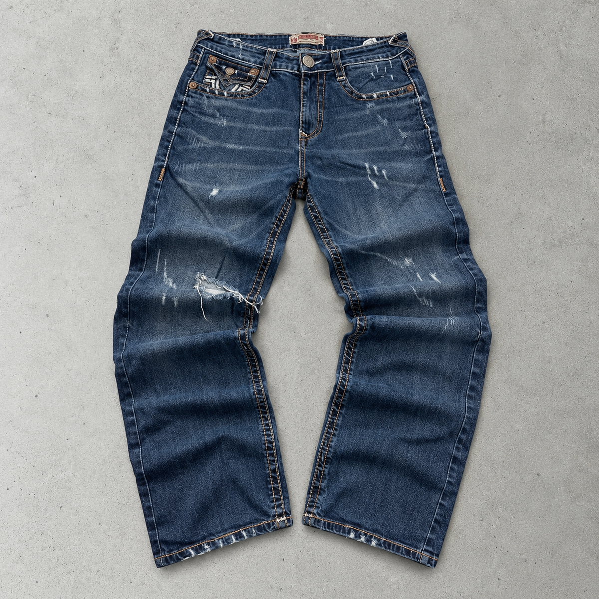 True Religion Baggy Pants Blue Rare (W34 | DE 50)