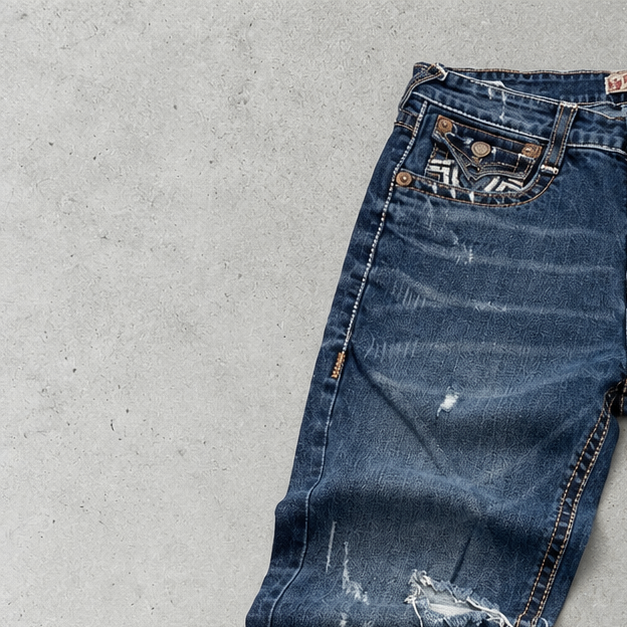 True Religion Baggy Pants Blue Rare (W34 | DE 50)