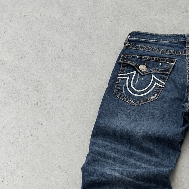 True Religion Baggy Pants Blue Rare (W34 | DE 50)