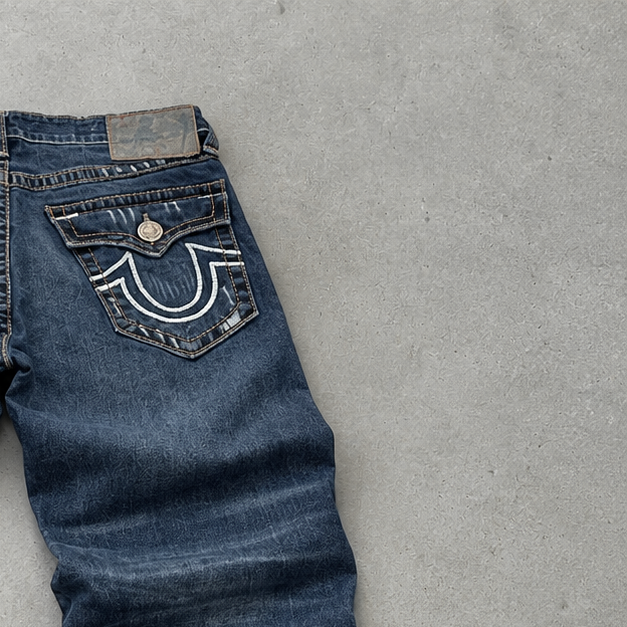 True Religion Baggy Pants Blue Rare (W34 | DE 50)