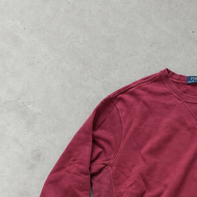 Polo Ralph Lauren Crewneck Sweater Burgunderrot Rare (L)