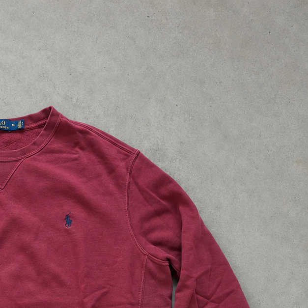 Polo Ralph Lauren Crewneck Sweater Burgunderrot Rare (L)