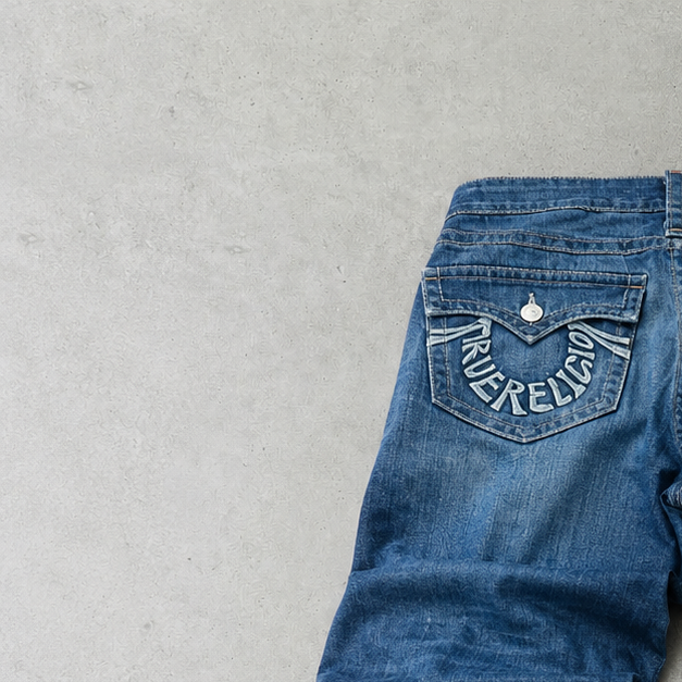 Y2K True Religion Jeans Marineblau Limited (W29 | DE 44)