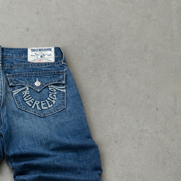 Y2K True Religion Jeans Marineblau Limited (W29 | DE 44)