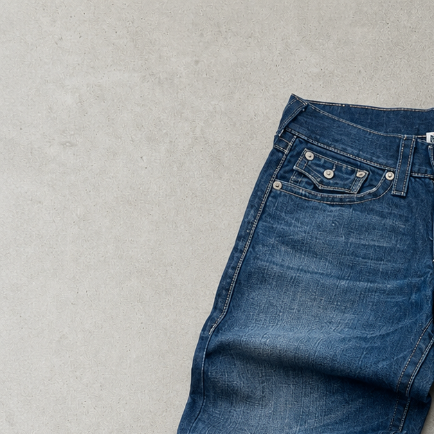 Y2K True Religion Jeans Marineblau Limited (W29 | DE 44)