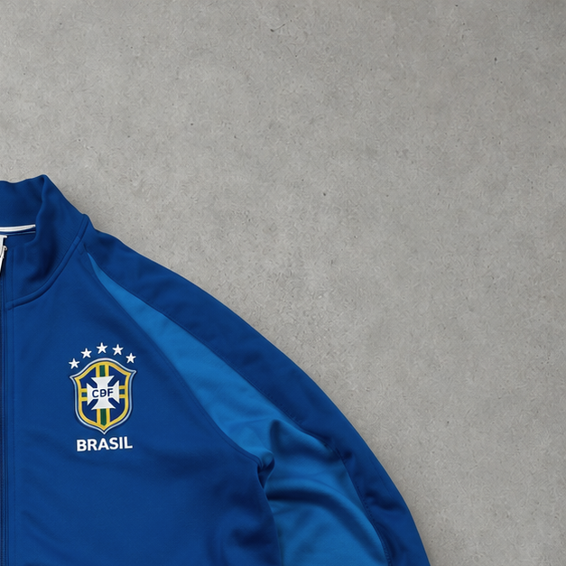 Brasil Y2K Nike Track Jacket Blau Rare (L)