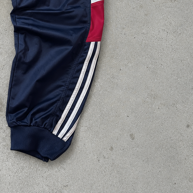 Y2K Adidas Track Pants Marineblau Rare (L)
