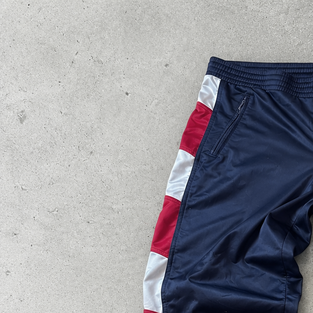 Y2K Adidas Track Pants Marineblau Rare (L)