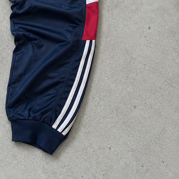 Y2K Adidas Track Pants Marineblau Rare (L)