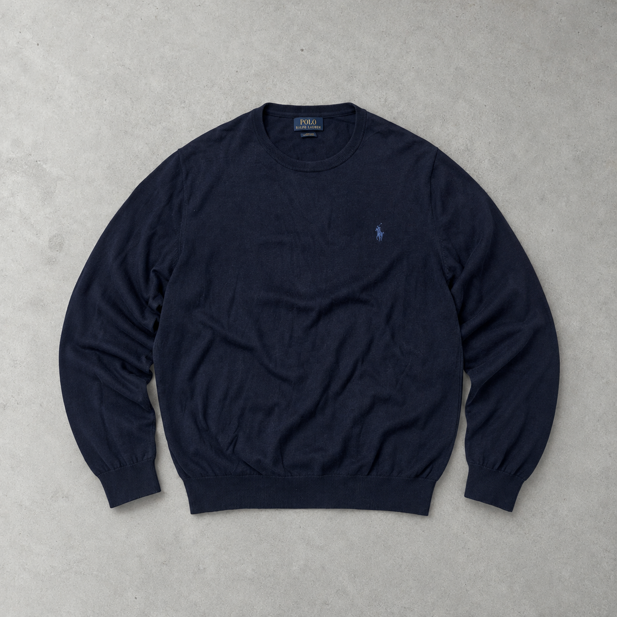 Polo Ralph Lauren Sweater Marineblau Rare (L)