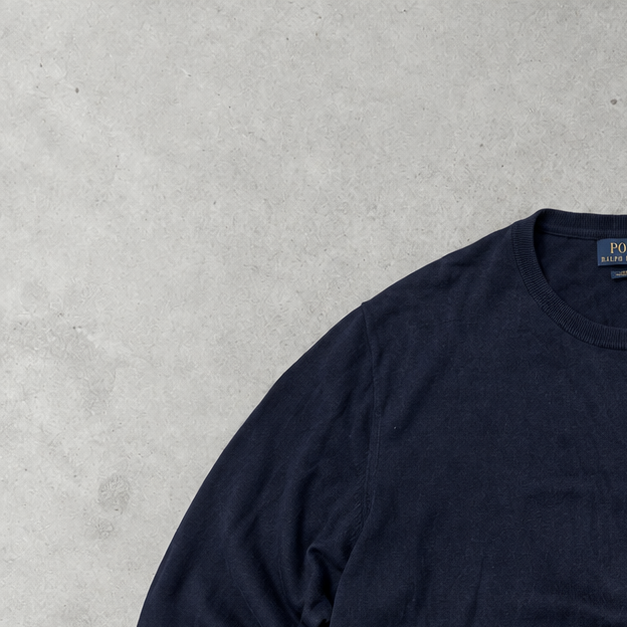 Polo Ralph Lauren Sweater Marineblau Rare (L)