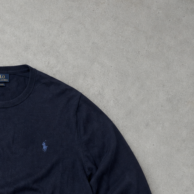 Polo Ralph Lauren Sweater Marineblau Rare (L)