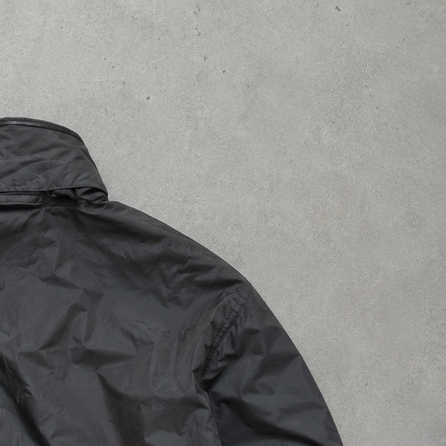 Ralph Lauren Fleece Jacket Black Navy Rare (M)
