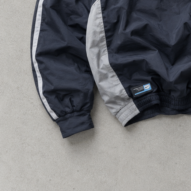 Vintage Nike Windbreaker Grey, Black Rare (M)