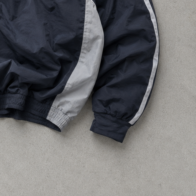 Vintage Nike Windbreaker Grey, Black Rare (M)