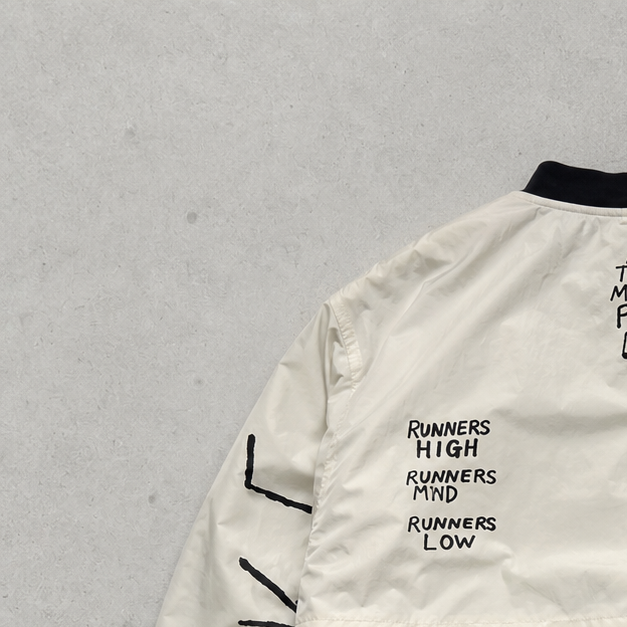 Y2K Nike Windbreaker White, Black Rare (M)