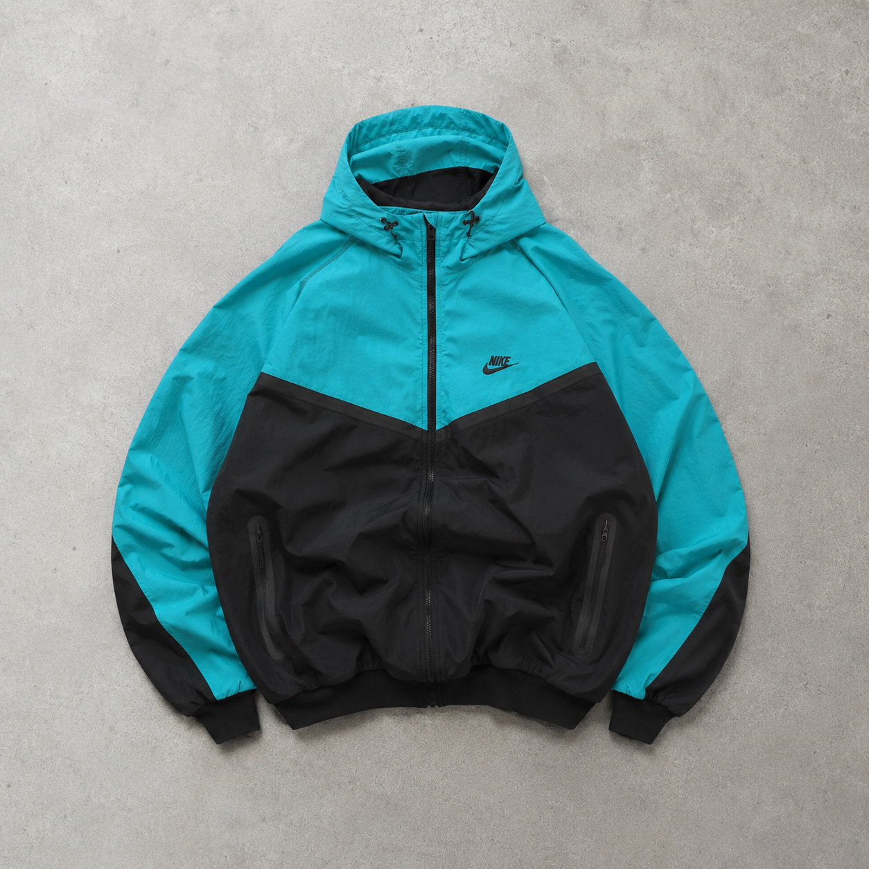Nike Jacket Black, Türkis Limited (Size XL)