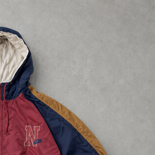 90er Nike Jacke burgunderrot limitiert (Größe L)