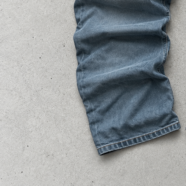 Y2K True Religion Jeans Light Blue Limited Stitched Logo (M)