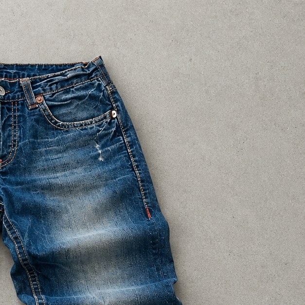 Y2K True Religion Jeans Blau, Rot Limited (W34 | DE 50)