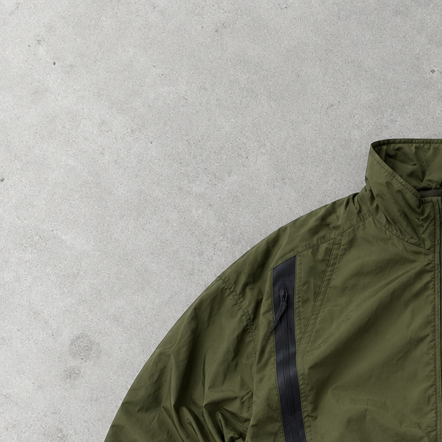 Y2K Nike Jacke Khaki Selten (M)
