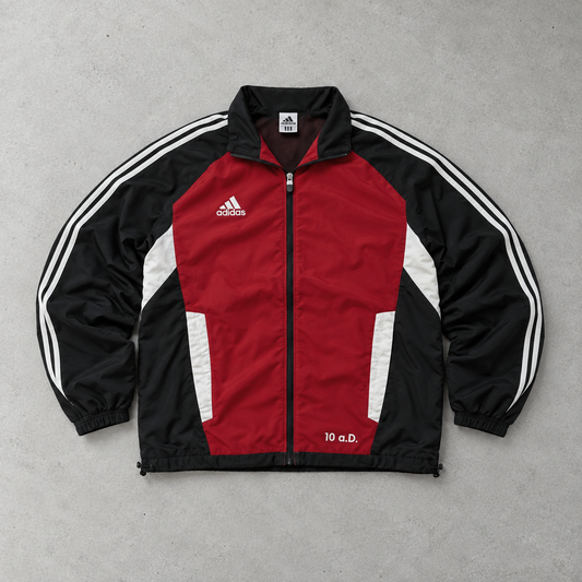 Y2K Adidas Trainingsjacke Rot / Schwarz Limited (L)