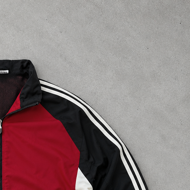Y2K Adidas Track Jacket Red / Black Limited (L)