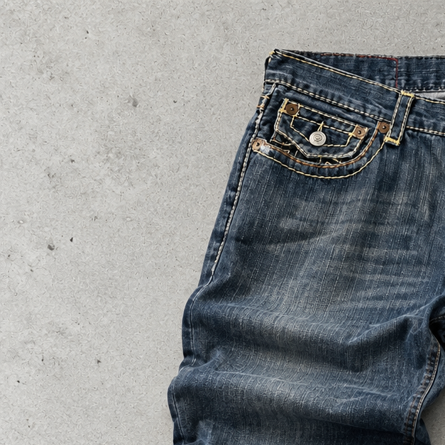 True Religion Baggy Jeans Blue Rare (W38 | DE 54)