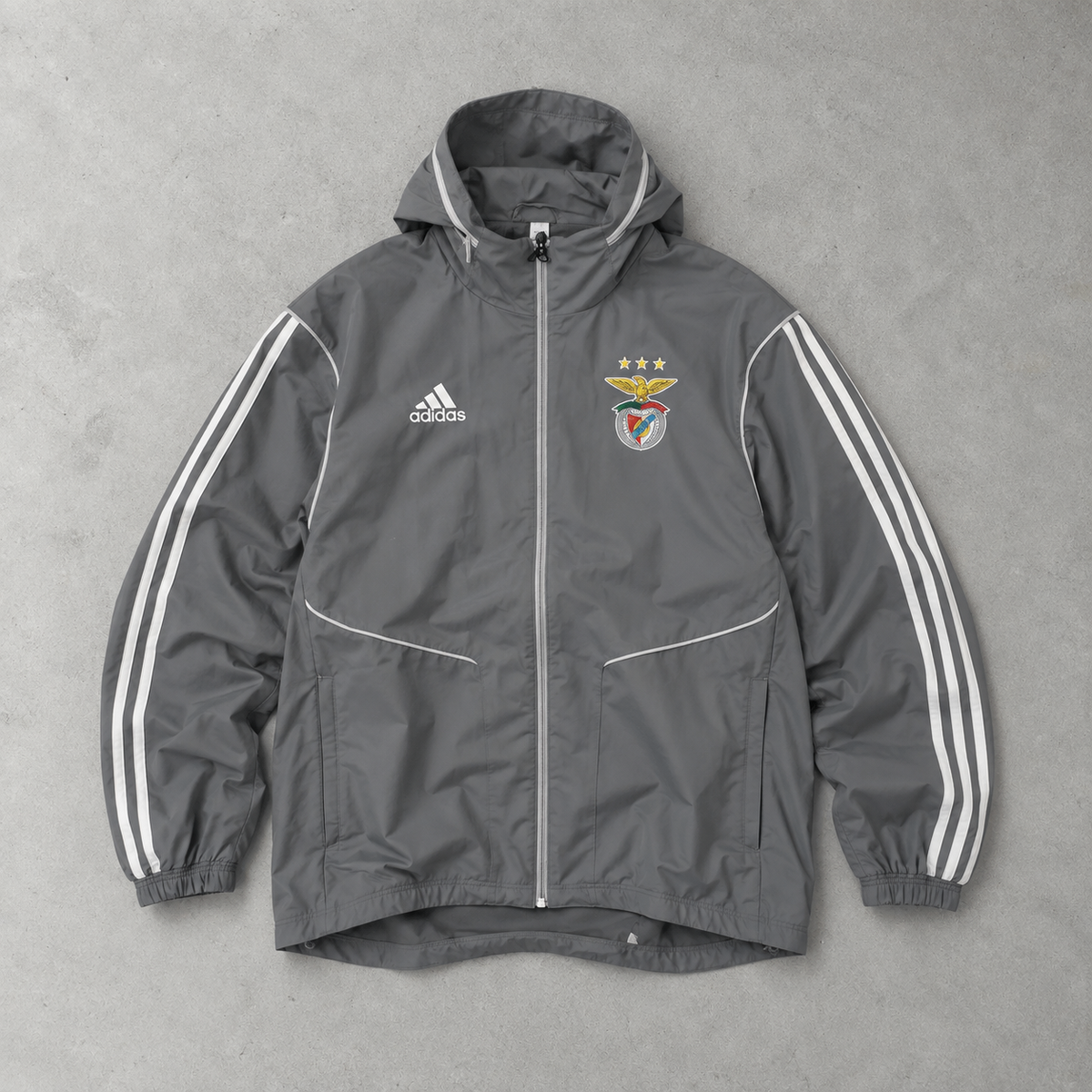 Adidas Rain Jacket Grey Rare (L)