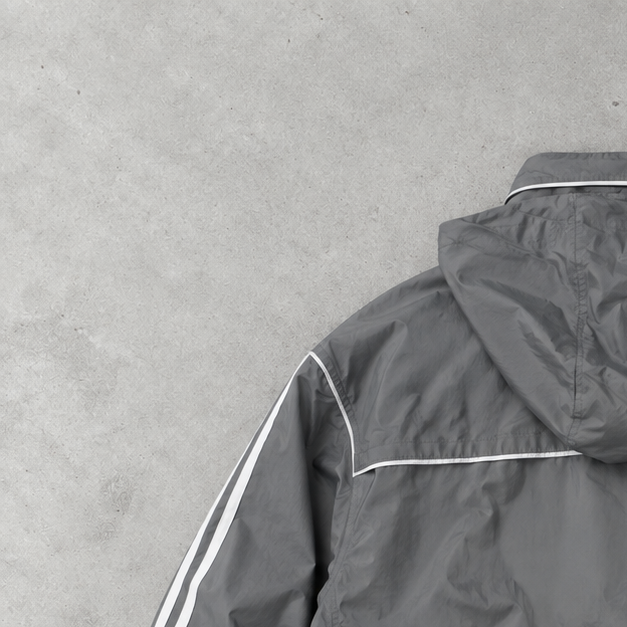 Adidas Rain Jacket Grey Rare (L)