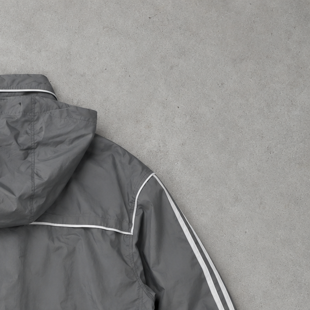 Adidas Rain Jacket Grey Rare (L)