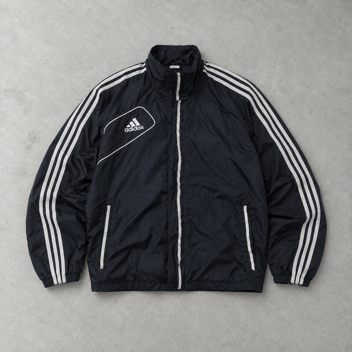adidas Jacket Schwarz, Weiß Rare (L)