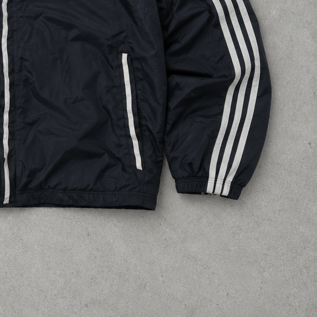 adidas Jacket Schwarz, Weiß Rare (L)