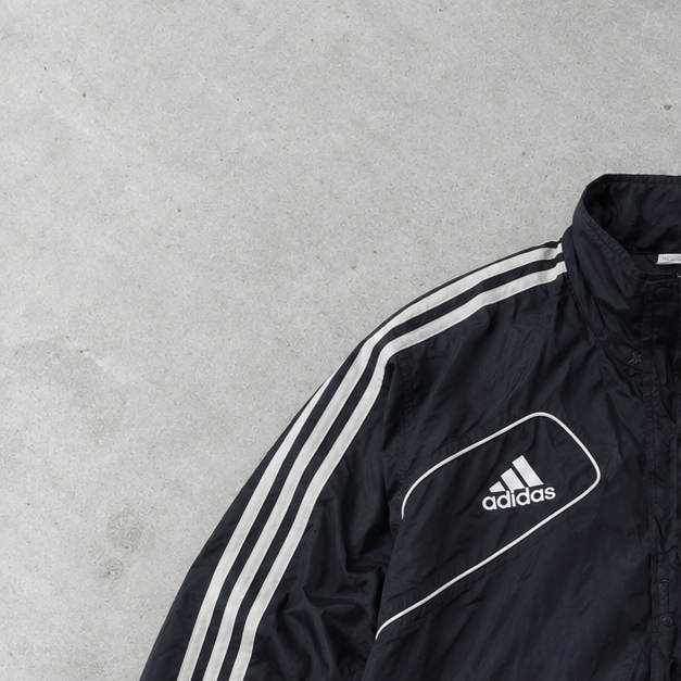 adidas Jacket Schwarz, Weiß Rare (L)