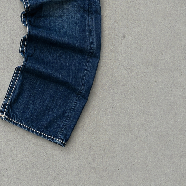 Y2K True Religion Jeans Blau, Weiß Limited (M)