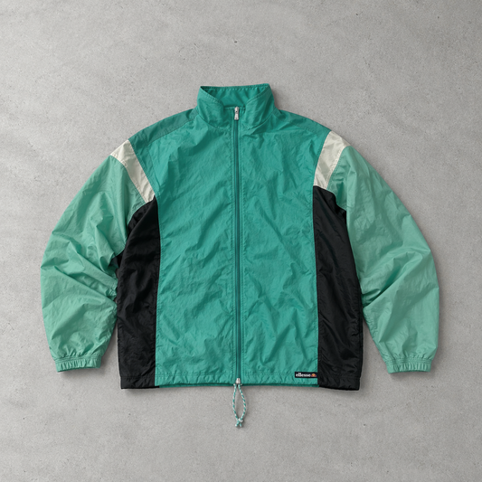 Adidas Regenjacke Schwarz / Grün limitiert (XL)