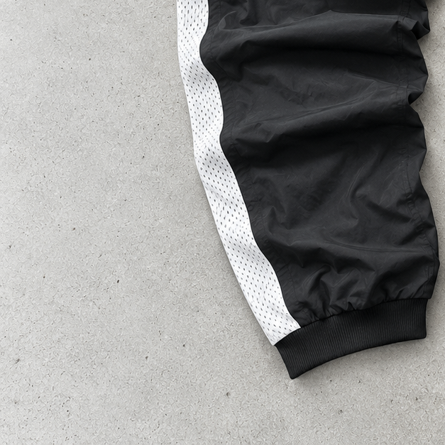 Y2K Adidas Track Pants Schwarz Limited (L)