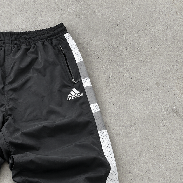 Y2K Adidas Track Pants Schwarz Limited (L)