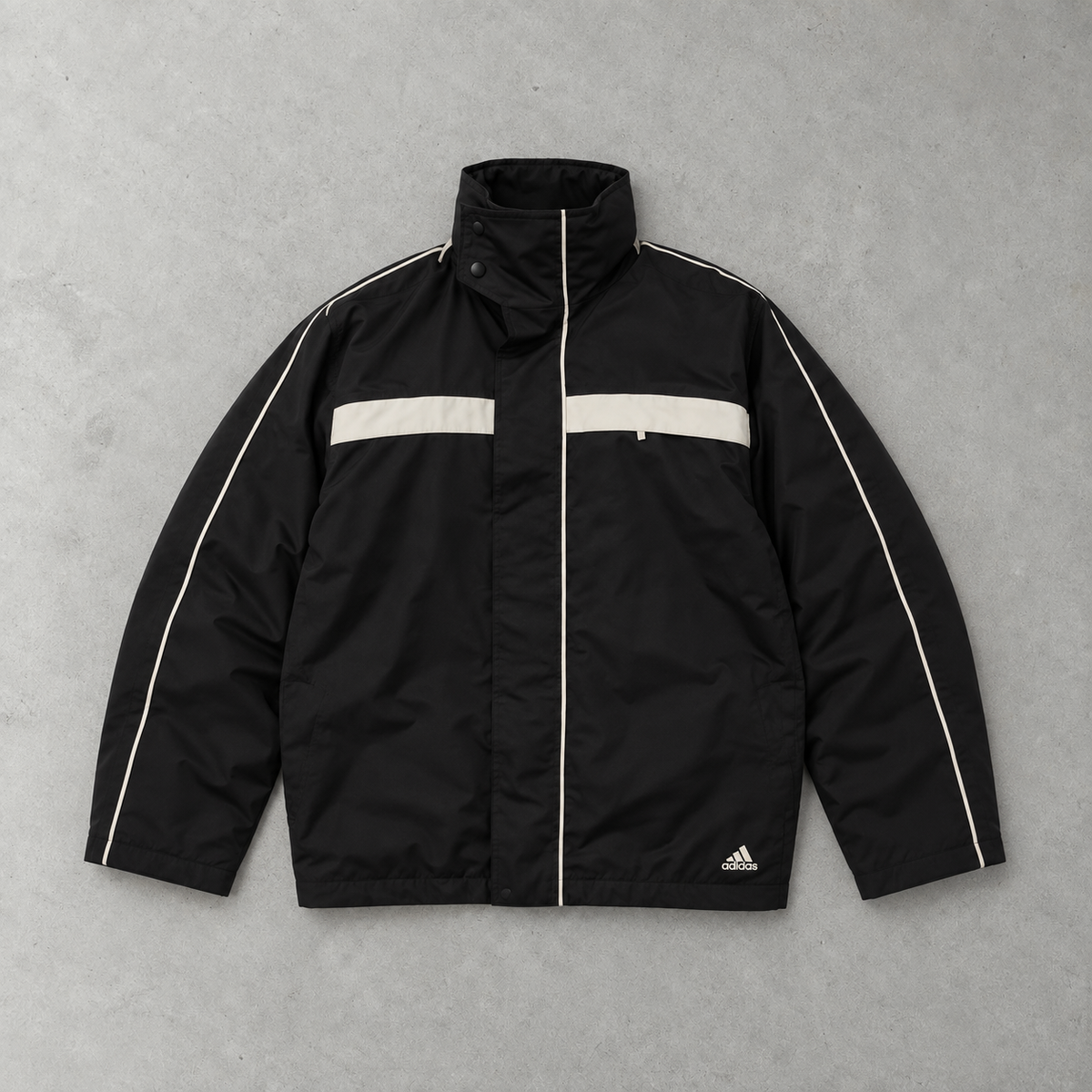 adidas Jacket Schwarz, Weiß Rare (S)